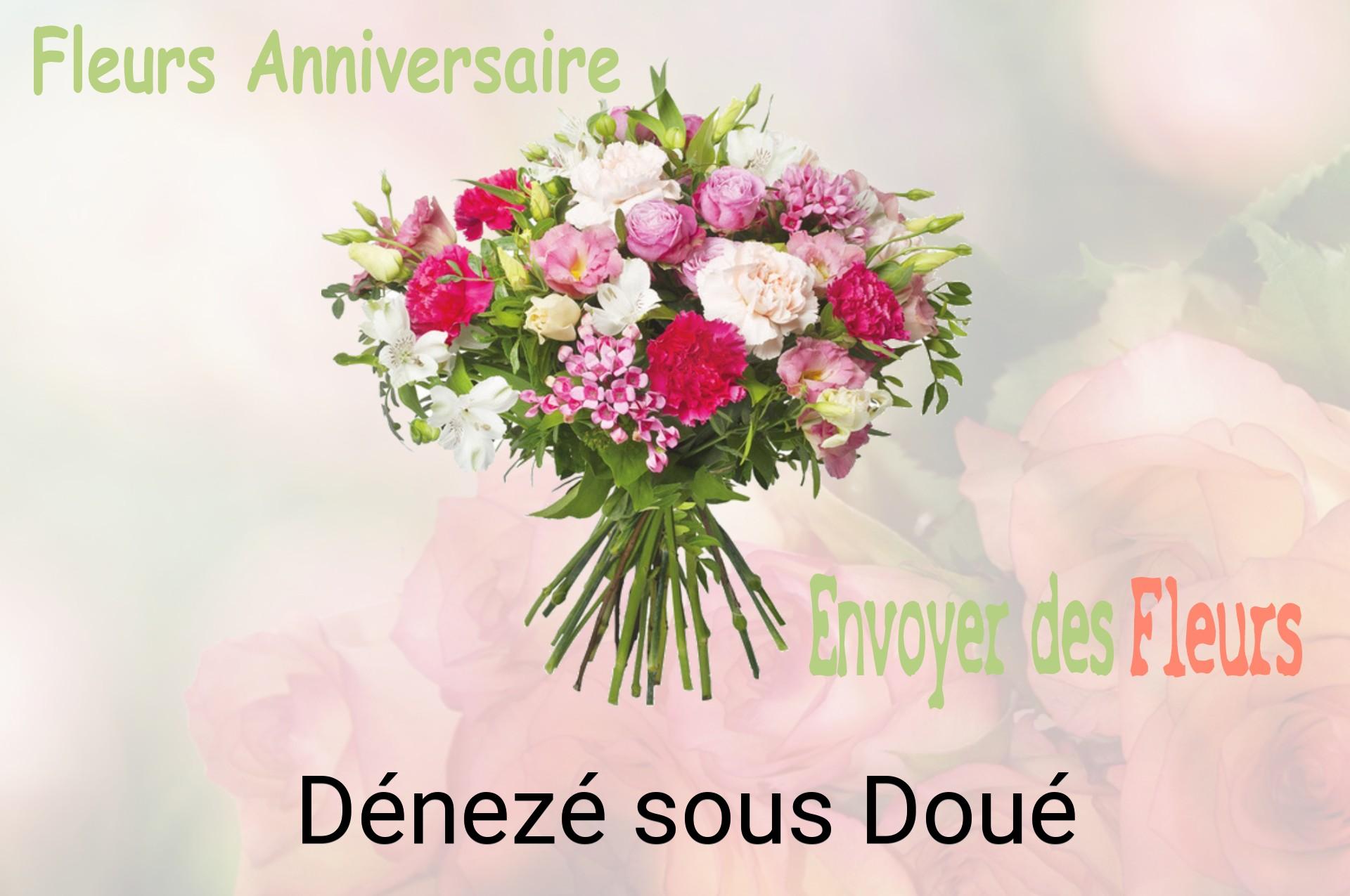 Bouquet de fleurs d’anniversaire livré à Dénezé-sous-Doué