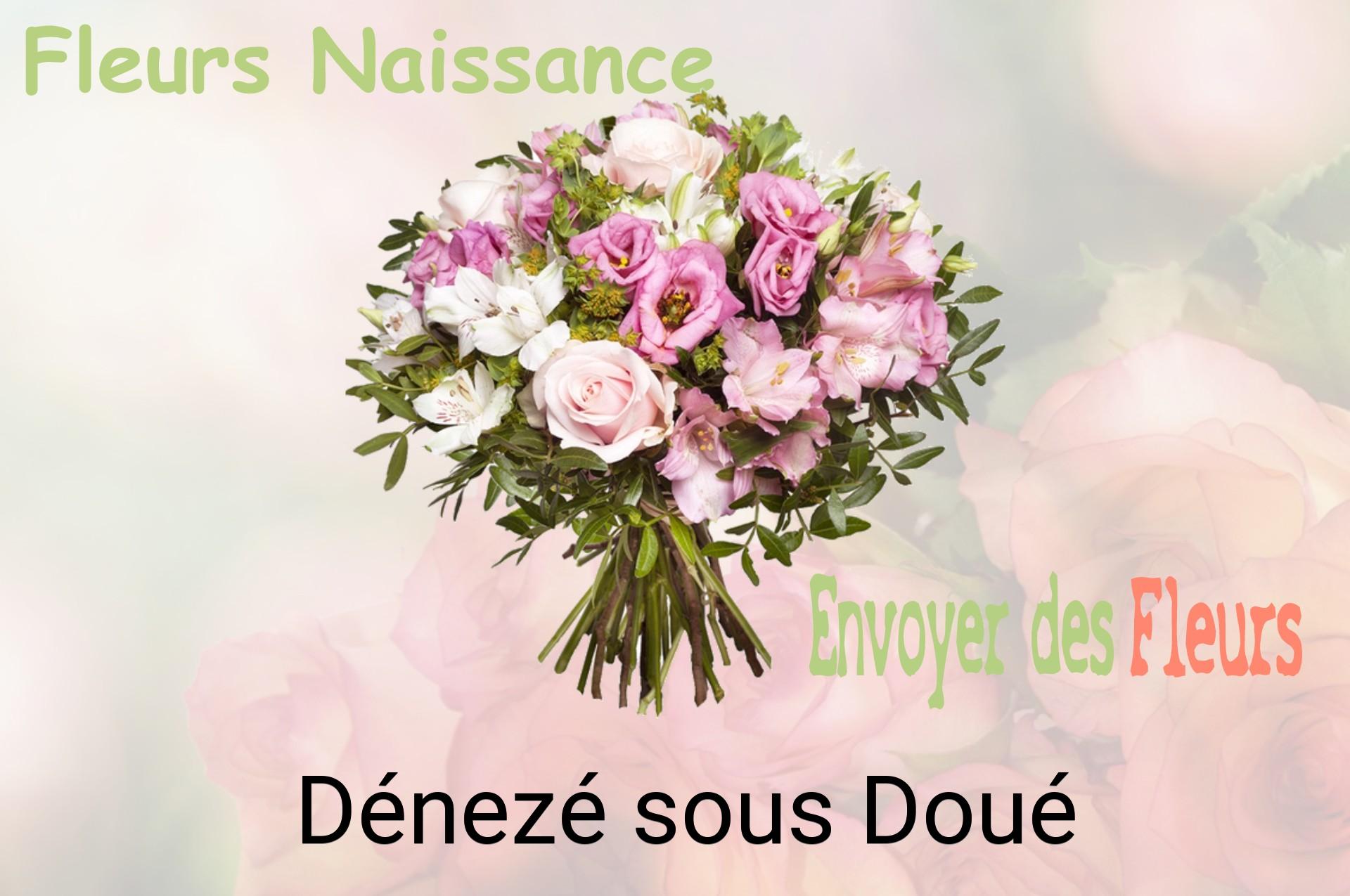 Bouquet de fleurs de naissance livré à Dénezé-sous-Doué